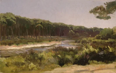 Toscanalainen maisema (Arnojoki San Rossoren kohdalla)